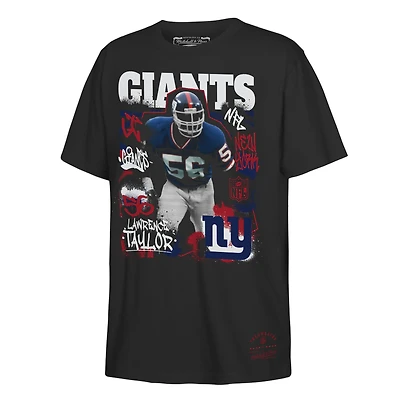 Youth Mitchell & Ness Lawrence Taylor Black New York Giants Star Player T-Shirt