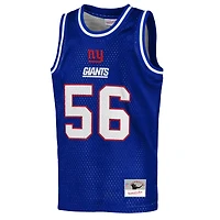 Youth Mitchell & Ness Lawrence Taylor Royal New York Giants Retired Player NFL Basketball Fashion Jersey