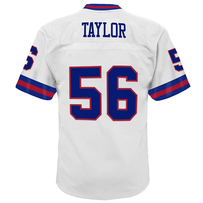 Maillot Mitchell & Ness Lawrence Taylor White New York Giants 1986 pour joueur retraité