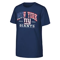 Youth  Navy New York Giants Americana Arch T-Shirt