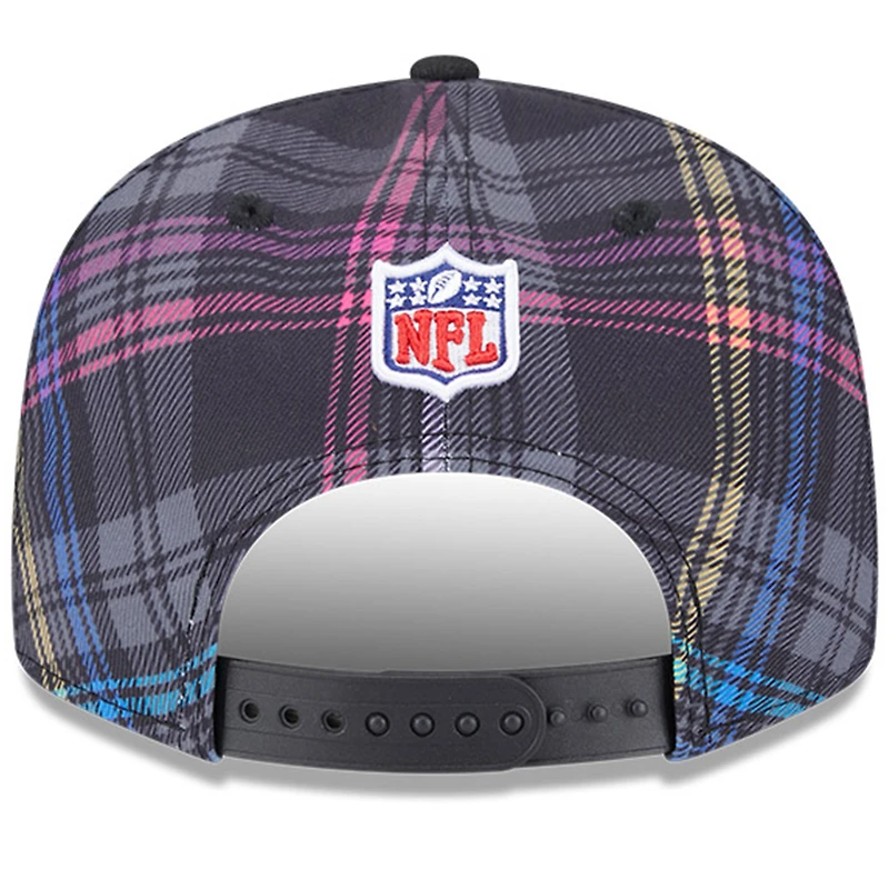 Casquette Snapback 9FIFTY Crucial Catch 2024 NFL New Era noire pour jeunes New York Giants