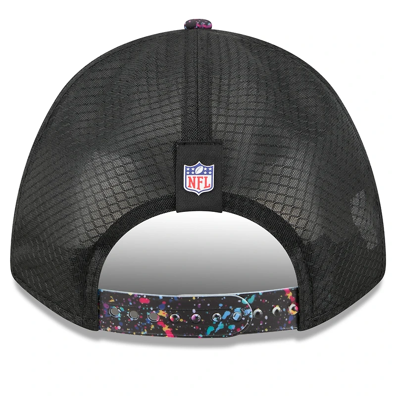 Youth New Era Black New York Giants 2025 NFL Crucial Catch 9FORTY Adjustable Hat