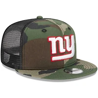 Youth New Era Camo New York Giants  Main Trucker 9FIFTY Snapback Hat