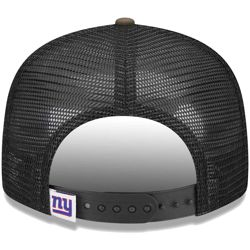 Youth New Era Camo New York Giants  Main Trucker 9FIFTY Snapback Hat