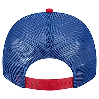 Casquette de camionneur ajustable New Era crème/bleu royal New York Giants Banner 9FIFTY A-Frame pour jeune