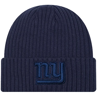 Youth New Era  Navy New York Giants Color Pack Cuffed Knit Hat