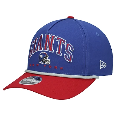 Youth New Era  Royal/Red New York Giants  Arch COOLERA 9FORTY A-Frame Adjustable Hat