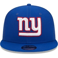 Casquette Snapback 9FIFTY New Era Royal New York Giants Main Trucker pour jeune