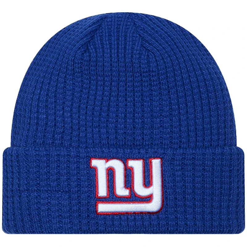 Youth New Era Royal New York Giants Primed Cuffed Knit Hat