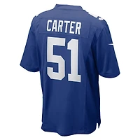 Maillot de match Nike Abdul Carter Royal des New York Giants pour jeune