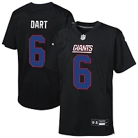 Youth Nike Jaxson Dart Carbon Black New York Giants Fashion Game Jersey