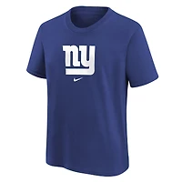 T-shirt à logo Nike Royal New York Giants pour jeune