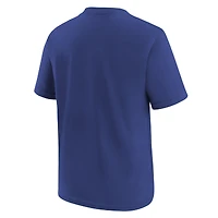 T-shirt à logo Nike Royal New York Giants pour jeune