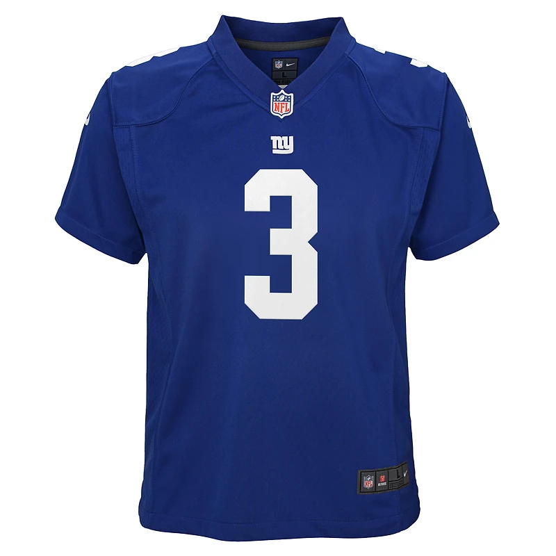 Maillot de match Nike Russell Wilson Royal des New York Giants pour jeune