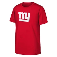 T-shirt Outerstuff rouge pour jeunes avec logo principal des Giants de New York