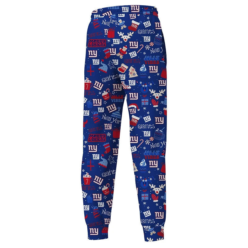 Ensemble de nuit vacances Youth Outerstuff Royal New York Giants Chestnut