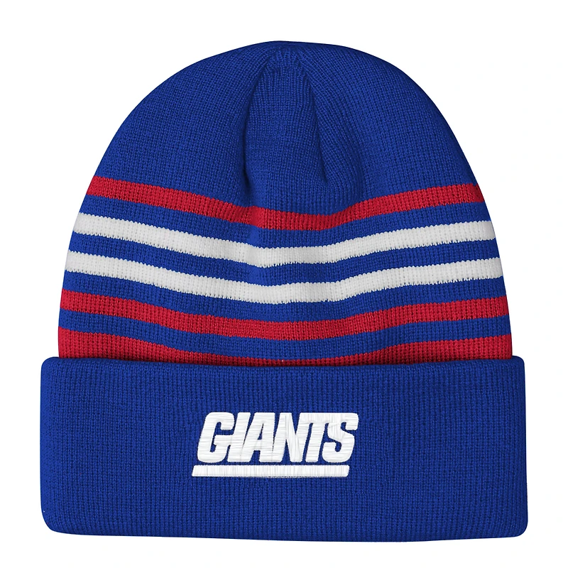 Bonnet à revers Youth Outerstuff Royal New York Giants Essentials