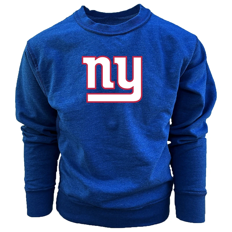 Sweat-shirt en polaire réversible pour jeunes Wes & Willy Royal New York Giants
