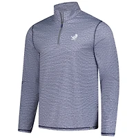 Pull à glissière quart de tour Johnston pour homme avec drapeau et hymne bleu marine chiné New York Golf Club