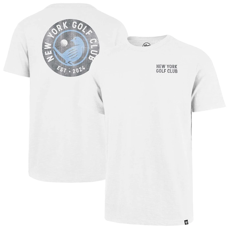 T-shirt blanc pour homme '47 TGL New York Golf Club Backer Scrum