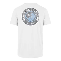 T-shirt blanc pour homme '47 TGL New York Golf Club Backer Scrum