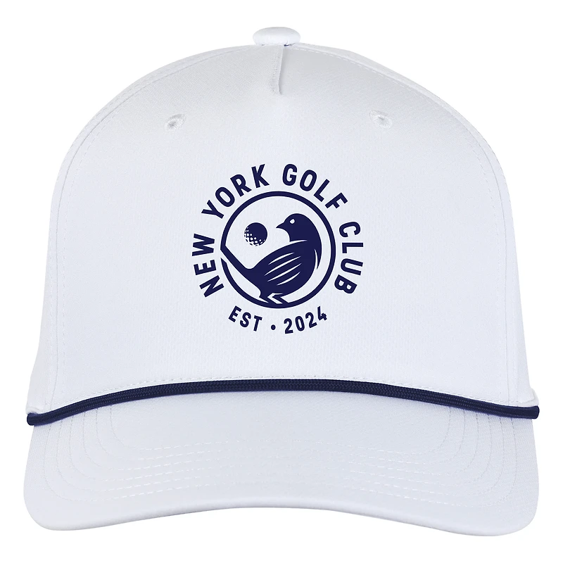 Men's Ahead White New York Golf Club Alto Classic Rope Hat