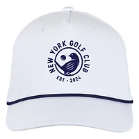 Chapeau de golf Alto Classic Rope blanc pour homme de la marque Ahead New York Golf Club