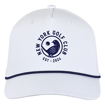Men's Ahead White New York Golf Club Alto Classic Rope Hat