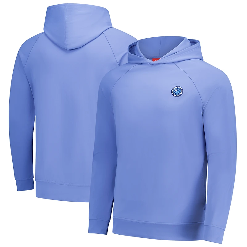 Sweat à capuche raglan bleu Redvanly x New York Golf Club Larkin pour homme