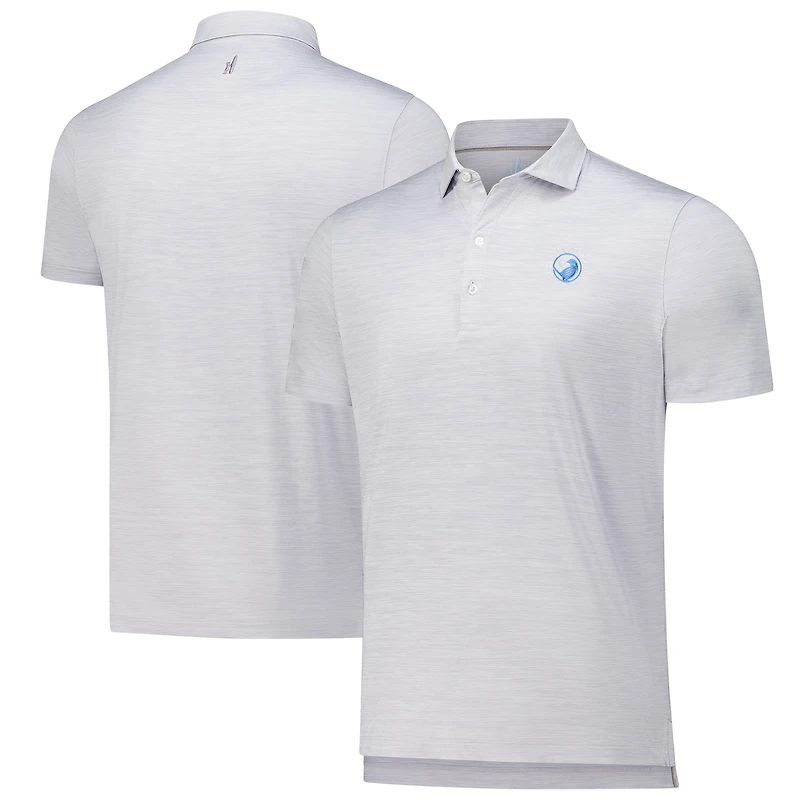 Polo performance poids plume uni Huron Gray New York Golf Club pour homme de Johnnie-O