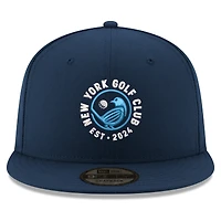 Casquette ajustable New Era 9FIFTY bleu marine pour homme, New York Golf Club