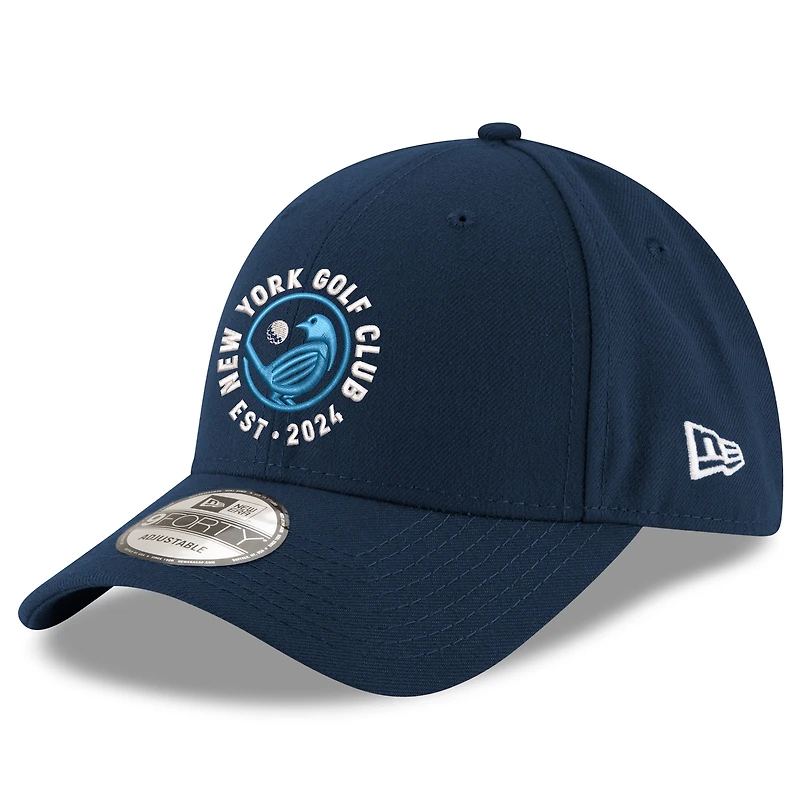 Men's New Era Navy New York Golf Club 9FORTY Adjustable Hat