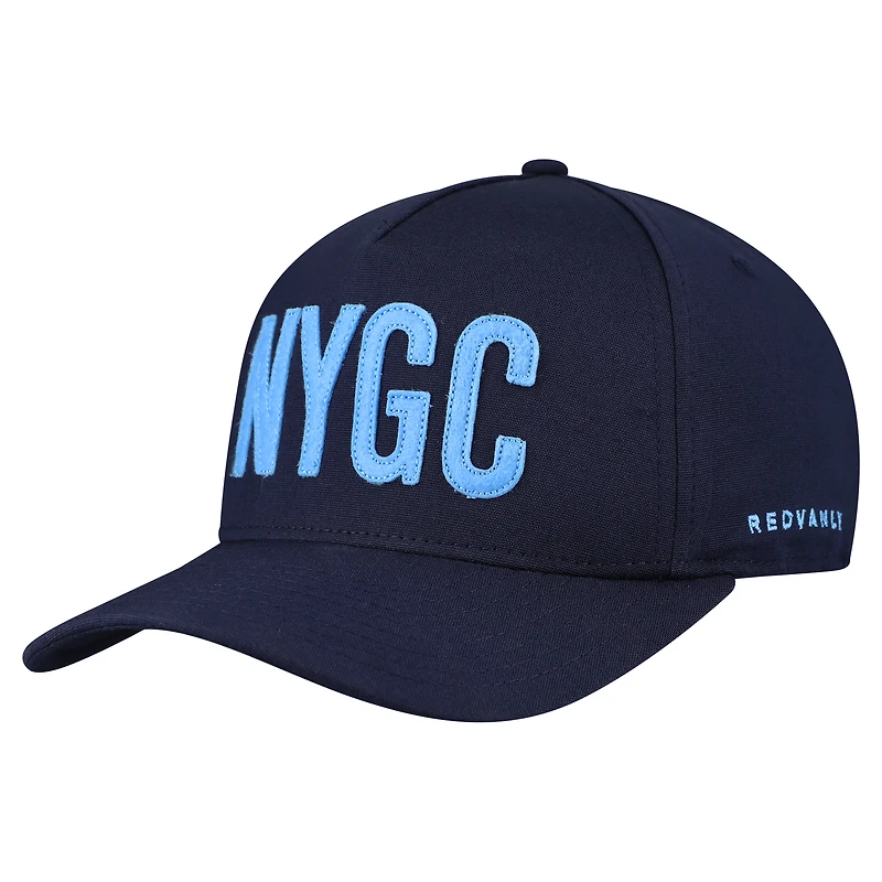 Casquette ajustable Redvanly Navy New York Golf Club pour homme
