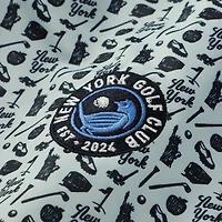 Polo imprimé TGL X Barstool Blue New York Golf Club pour homme