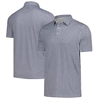 Men's  White New York Golf Club Logo Preformance Polo