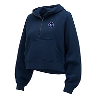 Sweat à capuche oversize demi-zip lululemon Navy New York Golf Club Scuba pour femme