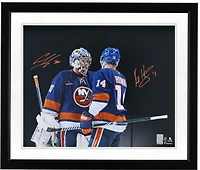 Bo Horvat & Ilya Sorokin New York Islanders Autographed 16" x 20" Celebration Spotlight Photograph