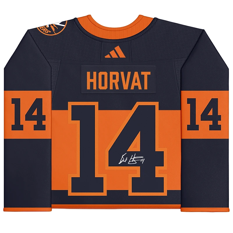 Maillot adidas authentique dédicacé par Bo Horvat des New York Islanders Stadium Series 2024