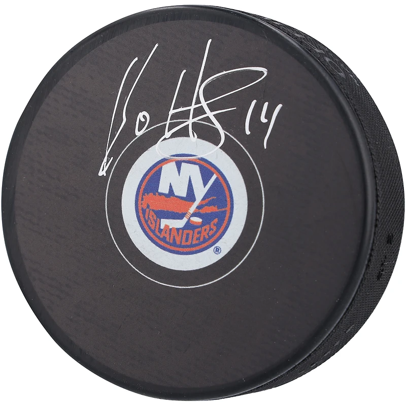 Bo Horvat New York Islanders Autographed Hockey Puck
