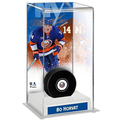 Vitrine de luxe pour rondelles de hockey des Islanders de New York de Bo Horvat