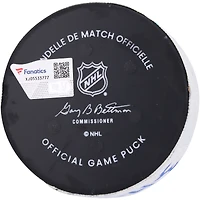 Bo Horvat Rondelle de but utilisée par les Islanders de New York le 17 mars 2024 contre. Rangers de New York – Deuxième des deux buts marqués