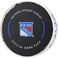 Rondelle de but utilisée par Brock Nelson lors du match des Islanders de New York contre les Rangers de New York le 13 avril 2024 - Premier des deux buts marqués