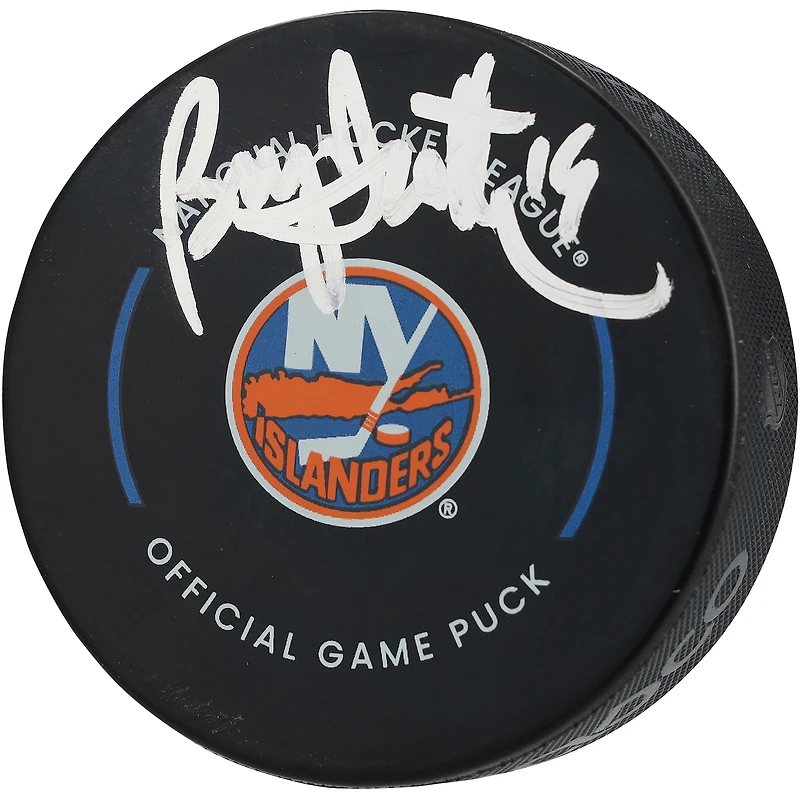 Bryan Trottier New York Islanders Autographed Official Game Puck