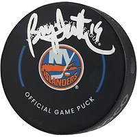Bryan Trottier New York Islanders Autographed Official Game Puck