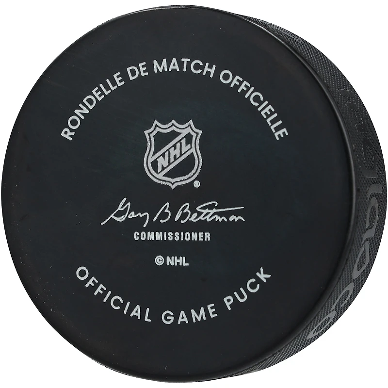 Bryan Trottier New York Islanders Autographed Official Game Puck with "HOF 97" Inscription