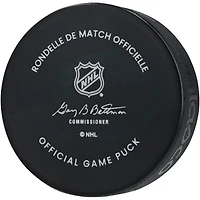 Bryan Trottier New York Islanders Autographed Official Game Puck with "HOF 97" Inscription