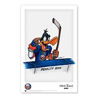 Daffy Duck New York Islanders 11"x 17" Looney Tunes affiche imprimée