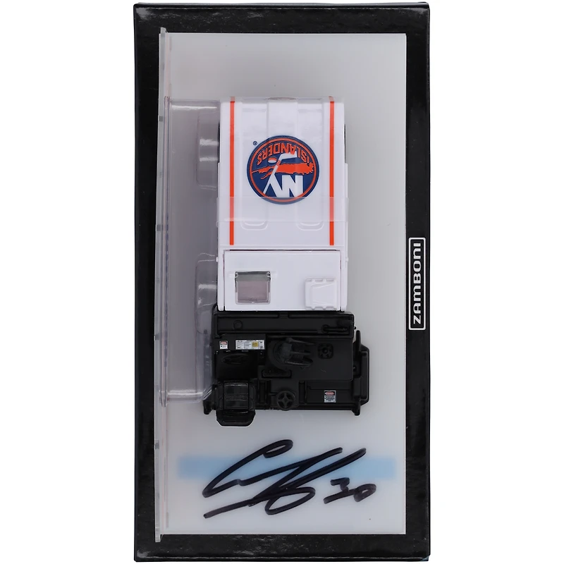 Zamboni moulée sous pression autographiée à l'échelle 1:43 par Ilya Sorokin des Islanders de New York