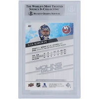 Carte de recrue authentifiée autographiée par Ilya Sorokin des Islanders de New York 2020-21 Upper Deck Series 2 Young Guns #461 Beckett Fanatics