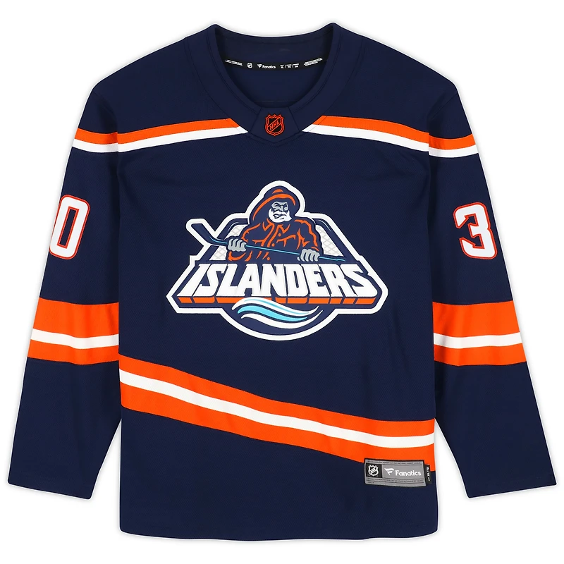 Maillot Fanatics Breakaway 2.0 édition spéciale 2022-23 autographié par Ilya Sorokin des Islanders de New York